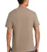 Port & Company Essential T Shirt with Pocket PC61P in Sand back view