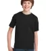 Port & Company Youth Essential T Shirt PC61Y Jet Black front view