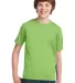 Port & Company Youth Essential T Shirt PC61Y Lime front view