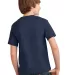 Port & Company Youth Essential T Shirt PC61Y Navy back view