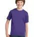 Port & Company Youth Essential T Shirt PC61Y Purple front view