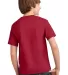 Port & Company Youth Essential T Shirt PC61Y Red back view