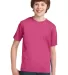 Port & Company Youth Essential T Shirt PC61Y Sangria front view