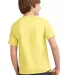 Port & Company Youth Essential T Shirt PC61Y Yellow back view