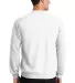 Port  Company Classic Crewneck Sweatshirt PC78 White back view