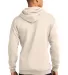 Port & Company Classic Pullover Hooded Sweatshirt  in Natural back view