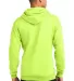 Port & Company Classic Pullover Hooded Sweatshirt  in Neon yellow back view