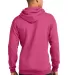 Port & Company Classic Pullover Hooded Sweatshirt  in Sangria back view