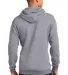 Port & Company Classic Pullover Hooded Sweatshirt  in Silver back view