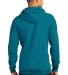 Port & Company Classic Pullover Hooded Sweatshirt  in Teal back view