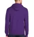 Port & Company Classic Pullover Hooded Sweatshirt  in Team purple back view