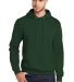 Port & Company Classic Pullover Hooded Sweatshirt  in Dark green