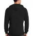 Port  Company Classic Full Zip Hooded Sweatshirt P Jet Black back view