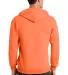Port  Company Classic Full Zip Hooded Sweatshirt P Neon Orange back view