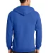 Port  Company Classic Full Zip Hooded Sweatshirt P Royal back view