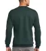 Port & Company Ultimate Crewneck Sweatshirt PC90 Dark Green back view