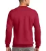 Port & Company Ultimate Crewneck Sweatshirt PC90 Red back view