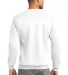 Port  Company Ultimate Crewneck Sweatshirt PC90 White back view