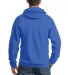 Port & Company Ultimate Pullover Hooded Sweatshirt in Royal back view