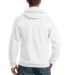 Port  Company Ultimate Pullover Hooded Sweatshirt  White back view