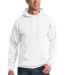 Port  Company Ultimate Pullover Hooded Sweatshirt  White front view