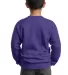 Port & Company Youth Crewneck Sweatshirt PC90Y Purple back view
