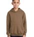 Port  Company Youth Pullover Hooded Sweatshirt PC9 Woodland Brown