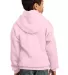 Port  Company Youth Pullover Hooded Sweatshirt PC9 Pale Pink back view