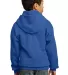 Port  Company Youth Pullover Hooded Sweatshirt PC9 Royal Blue back view