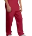 Port  Company Youth Sweatpant PC90YP Red front view