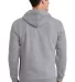 Port  Company Ultimate Full Zip Hooded Sweatshirt  Ath Heather back view