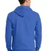Port  Company Ultimate Full Zip Hooded Sweatshirt  Royal back view