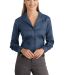 Red House Ladies Herringbone Non Iron Button Down  Insignia Blue front view