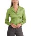 Red House Ladies Herringbone Non Iron Button Down  Winter Green front view