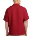 Port Authority Patterned Easy Care Camp Shirt S536 Persian Red back view