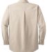 Port Authority Long Sleeve Easy Care  Soil Resista in Light stone back view