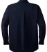 Port Authority Long Sleeve Easy Care  Soil Resista Navy back view
