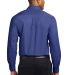 Port Authority Long Sleeve Easy Care Shirt S608 in Mediter. blue back view