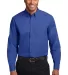 Port Authority Long Sleeve Easy Care Shirt S608 Royal/Cl Navy front view