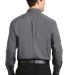 Port Authority Tonal Pattern Easy Care Shirt S613 in Grey back view