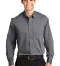Port Authority Tonal Pattern Easy Care Shirt S613 in Grey front view