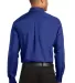 Port Authority Long Sleeve Value Poplin Shirt S632 Med. Blue back view