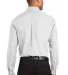 Port Authority Long Sleeve Value Poplin Shirt S632 White back view