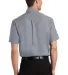 Port Authority Short Sleeve Value Poplin Shirt S63 Grey back view