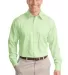 Port Authority Long Sleeve Non Iron Twill Shirt S6 Green Mist front view