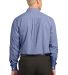 Port Authority Plaid Pattern Easy Care Shirt S639 in Navy back view