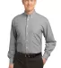 Port Authority Plaid Pattern Easy Care Shirt S639 Charcoal front view