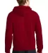 Gildan 18500 Heavyweight Blend Hooded Sweatshirt in Antiq cherry red back view