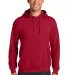 Gildan 18500 Heavyweight Blend Hooded Sweatshirt CHERRY RED front view
