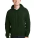 Gildan 18500 Heavyweight Blend Hooded Sweatshirt in Forest green front view